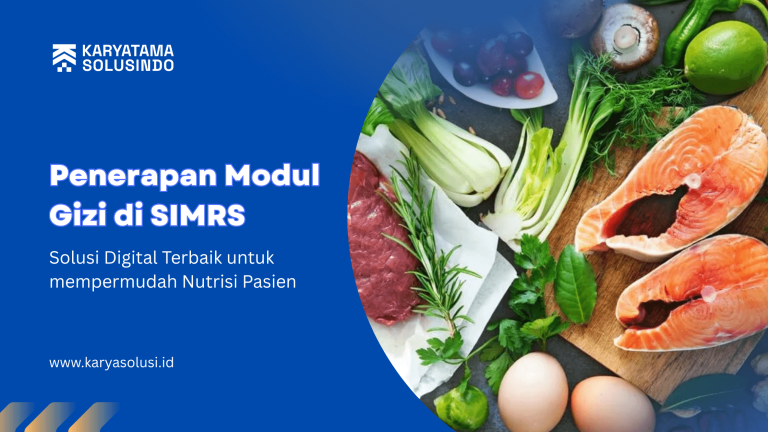 Tampilan Gambar modul gizi di SIMRS memudahkan pengaturan makanan pasien