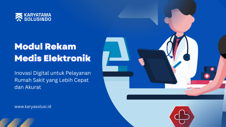 Tenaga medis mengisi rekam medis elektronik melalui sistem SIMRS