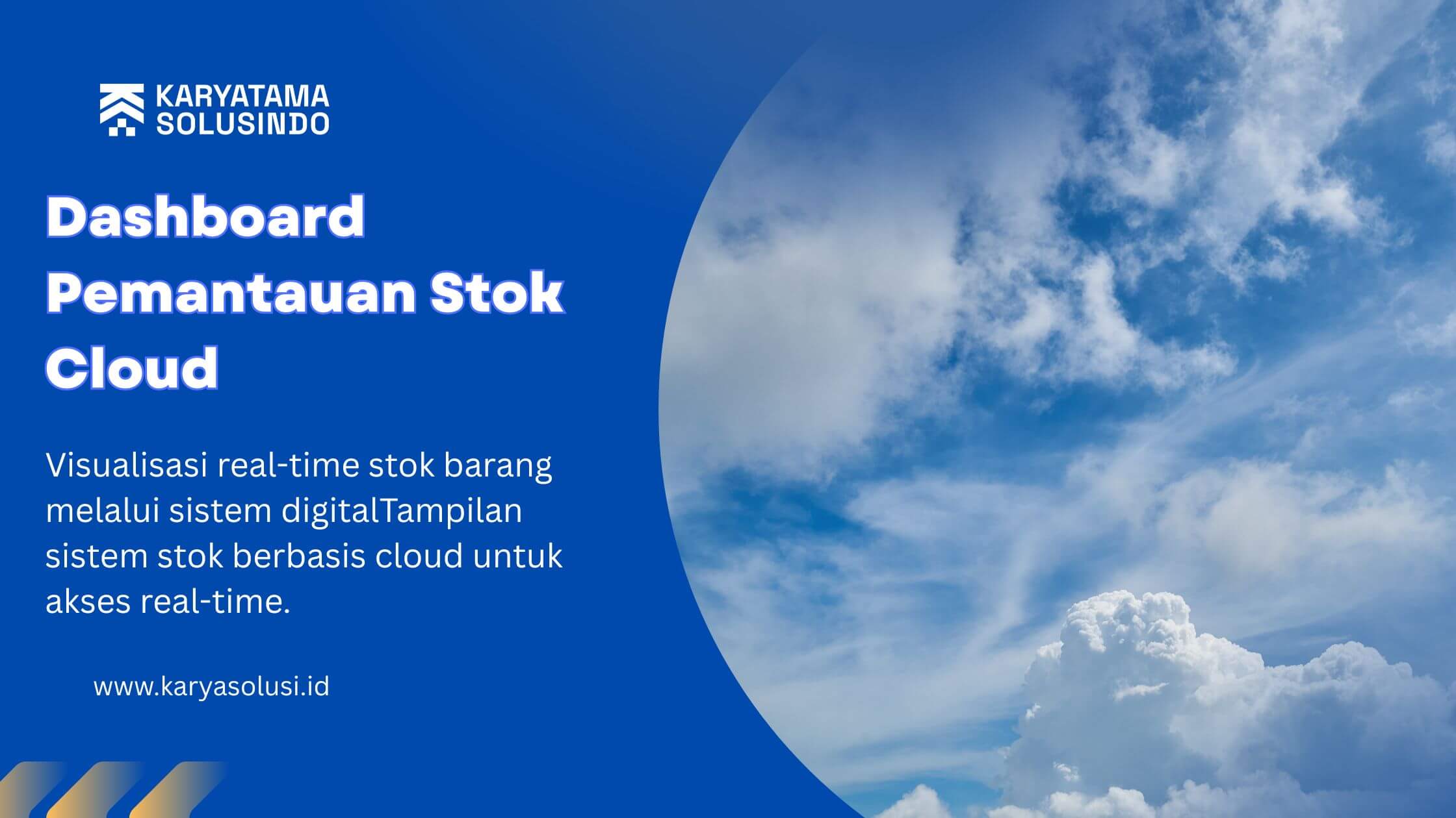 Dashboard Pemantauan Stok Cloud