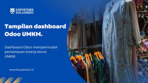 Tampilan dashboard Odoo UMKM.