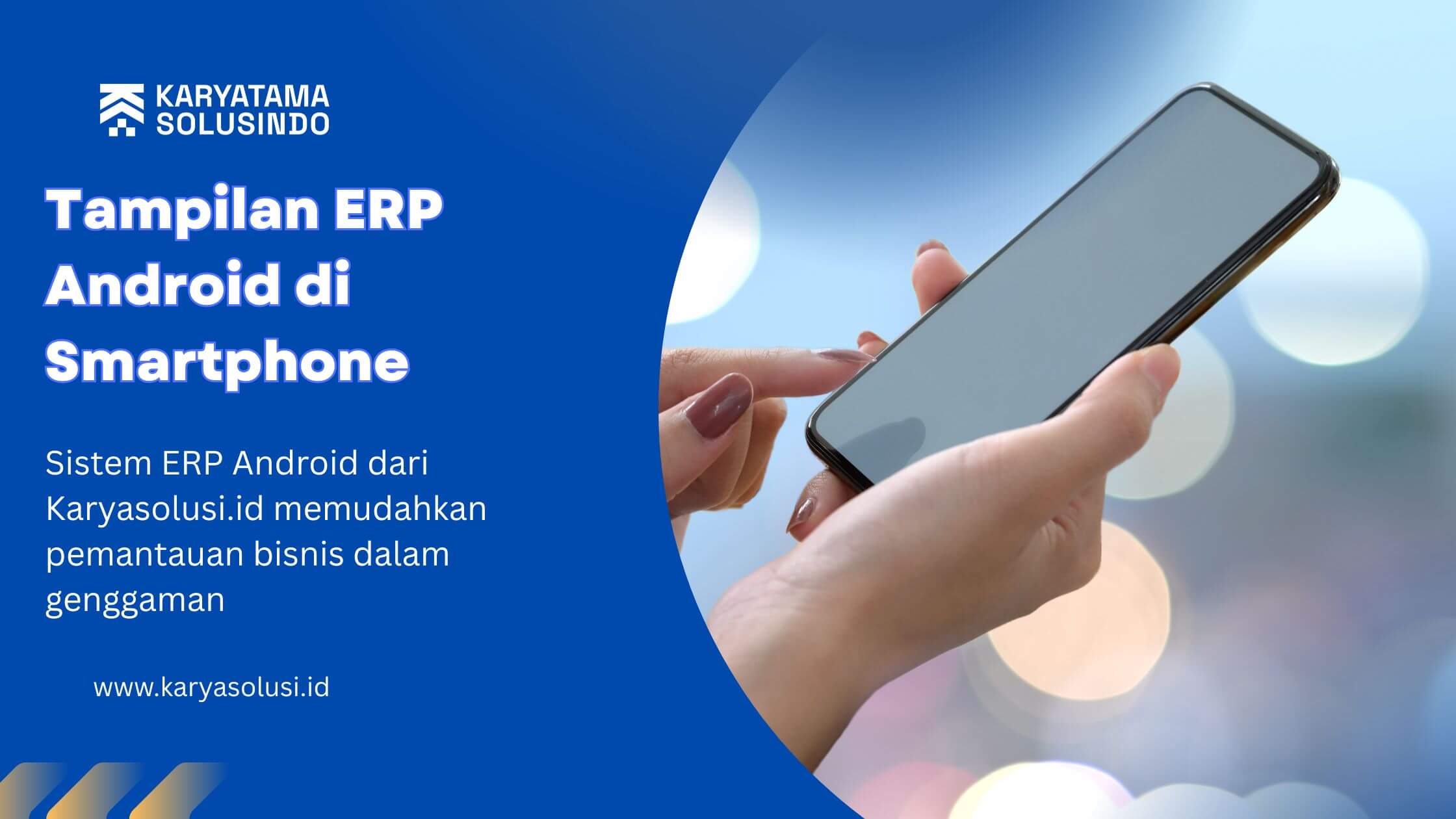 Tampilan ERP Android di Smartphone
