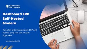 Dashboard ERP Self-Hosted Modern