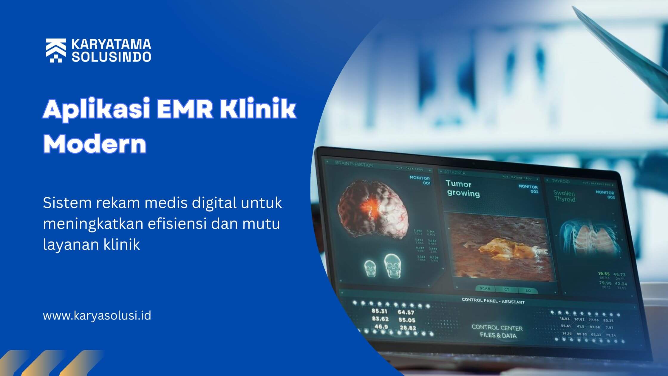 Aplikasi EMR Klinik Modern