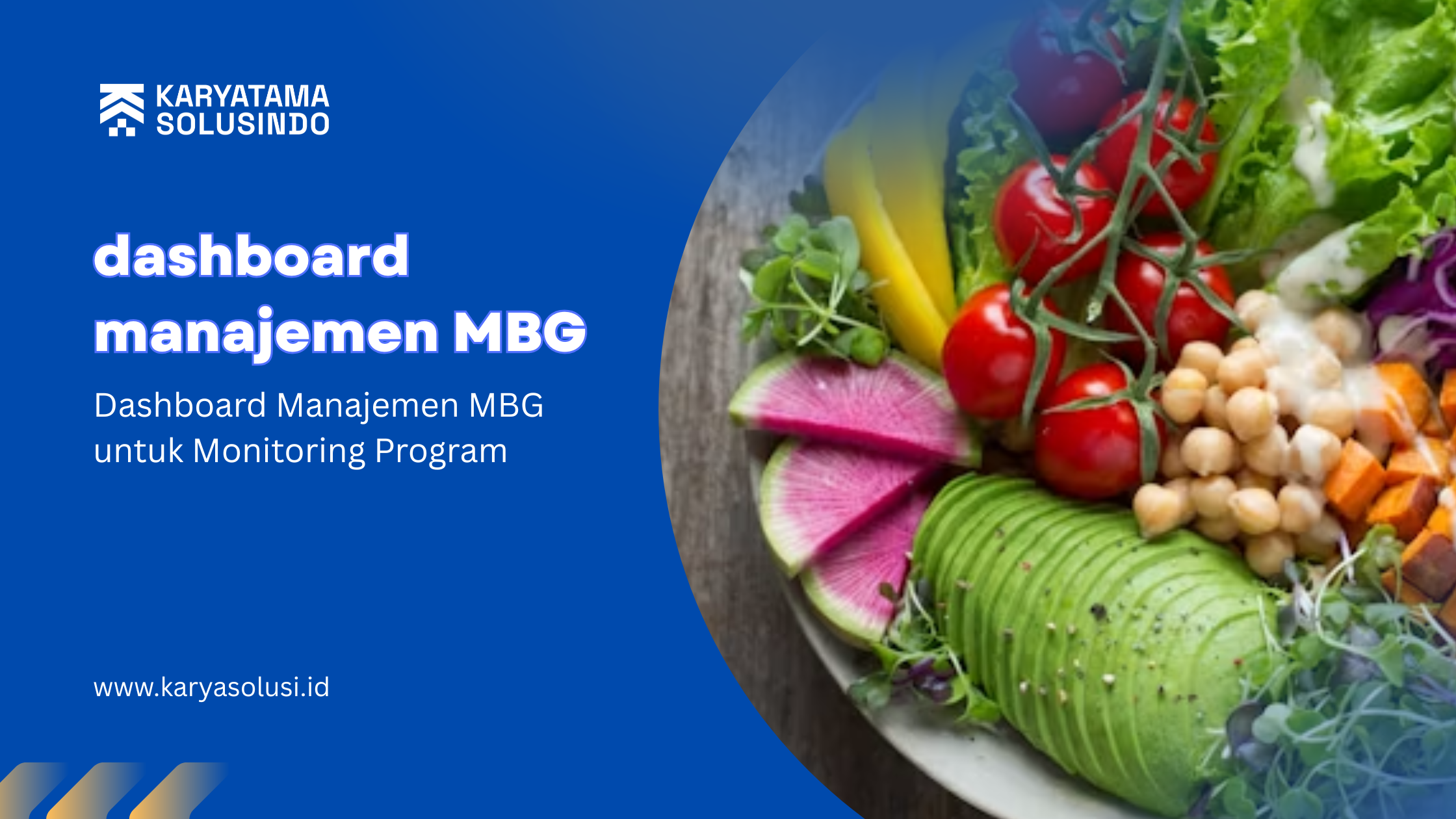 Dashboard Manajemen MBG untuk monitoring program